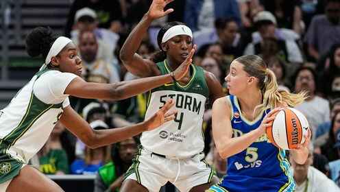  06月23日WNBA常规赛 达拉斯飞翼112-110西雅图风暴