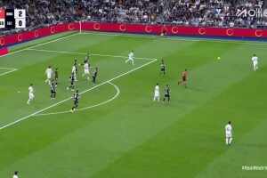 多點開花！18歲小將亞涅斯助攻赫伊森頭球破門，皇馬3-0領(lǐng)先！