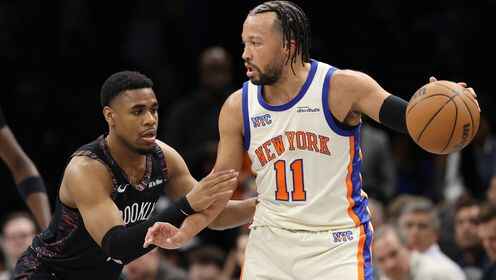 ??尼克斯險勝籃網(wǎng) 唐斯26+15 布倫森17+8 米諾特22分