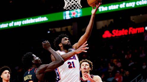 中規(guī)中矩！恩比德20中8拿到22分14板1助1斷2帽