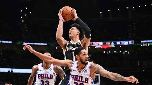 🏀老鹰横扫76人取6连胜 约翰逊35+10+7 马克西最后时刻伤退