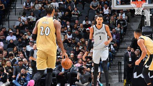 馬刺輕取奇才??哈珀新高24分 文班替補(bǔ)17分鐘15+8+4帽 薩爾18分