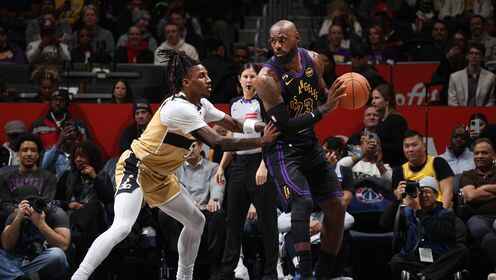 輕輕松松！詹姆斯16中8拿到20分3板6助2斷 正負值+25