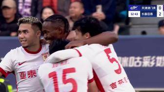 这比赛有意思?！基莱斯乌龙送礼，亚泰客场2-0津门虎