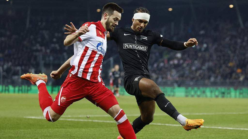  欧联杯-伊万尼奇破门 贝尔格莱德红星1-0格拉茨风暴