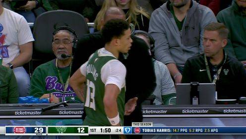 哈里斯vs雄鹿輕取20+5集錦