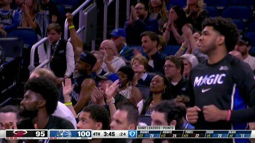 ??魔術(shù)主場(chǎng)險(xiǎn)勝熱火 小瓦32+5 貝恩16中2 阿德巴約24+15&丟絕殺