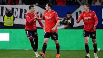 西甲-布迪米爾雙響穆尼奧斯絕殺 十人奧薩蘇納3-2皇家奧維耶多