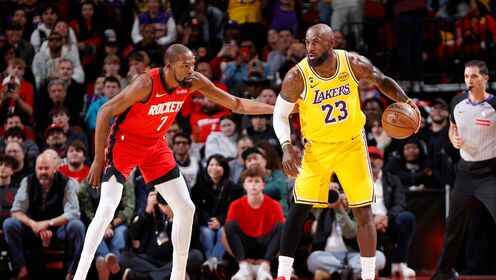 ??湖人擒火箭守住西部第3 東契奇36+6 詹姆斯18分 KD18分7失誤