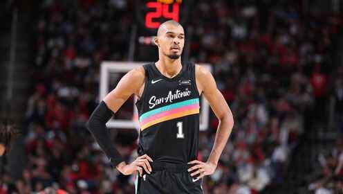 文班亞馬vs火箭集錦 全場14+10+2