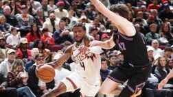 杰倫&middot;格林首發(fā)36分鐘 21中11&三分7中2砍25分4板4助 出現(xiàn)6失誤