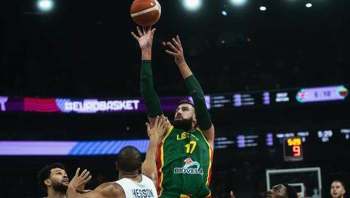 立陶宛大铁锤！瓦兰丘纳斯13中7砍下全场最高18分9板 正负值达+24