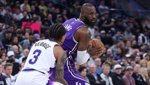 🏀湖人逆转爵士 东契奇豪华三双+5断 詹姆斯28+7+10 乔治34+8