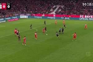 [进球视频] 拜仁先下一城！格雷茨卡挑传助攻，迪亚斯前插抽射破门！