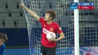 扳回一球！陳彬彬傳中 后點田玉達頭球破門