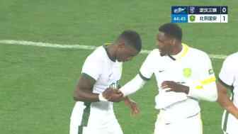  國安1-0領先三鎮 王剛助攻 法比奧頭球破門