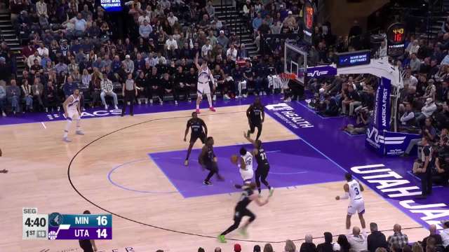 ?森林狼逆转爵士取3连胜 华子35分 兰德尔27+8+7 马尔卡宁21+8