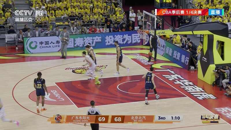 ?广东加时险胜北京 张皓嘉三分绝杀 奎因39+9+8 胡明轩23+6