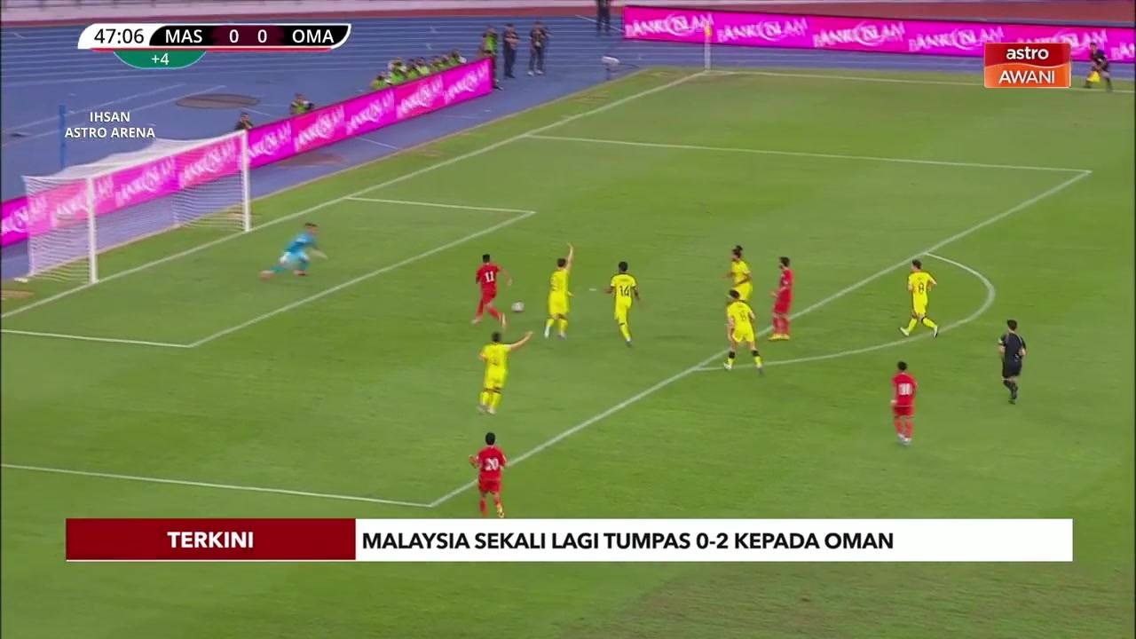  世预赛-马尔基点射加弗里建功 阿曼客场2-0马来西亚