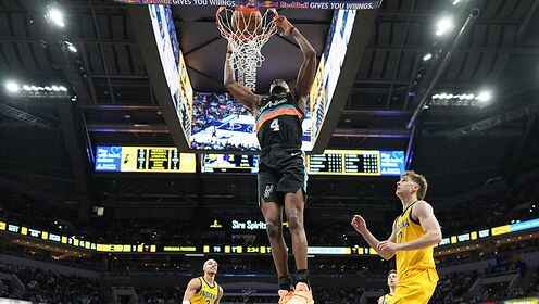 ??馬刺送步行者11連??！福克斯24+7 哈珀22分 卡斯?fàn)?9+8+8