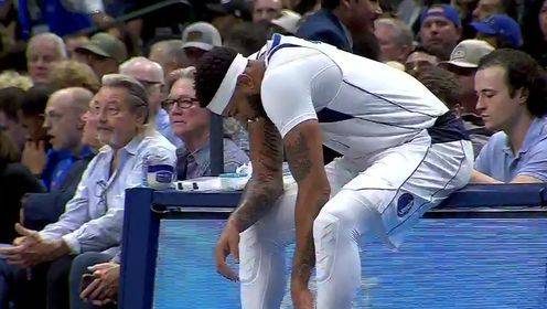 經(jīng)常小傷不斷！濃眉首節(jié)落地踩到對(duì)方腳上崴傷傷退