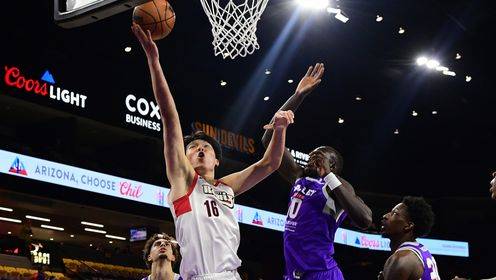 下半場凈勝24分??楊瀚森G聯盟首秀先抑后揚砍8分13板4助1斷1帽