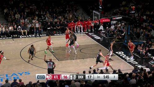 ??老鷹送籃網(wǎng)開季5連敗！約翰遜23+7+5 特雷-楊傷退 小波特32+9