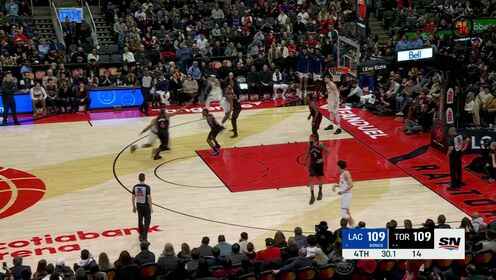 此前已連得8分1帽！哈登絕殺后仰出手三不沾 快船猛龍進入加時