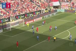 拜仁4-0領(lǐng)先！凱恩第87分鐘替補建功，打入個人德甲第26球