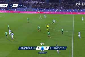 [进球视频]尤文1-0领先！卡卢卢传中，穆哈雷莫维奇头球解围变吊射