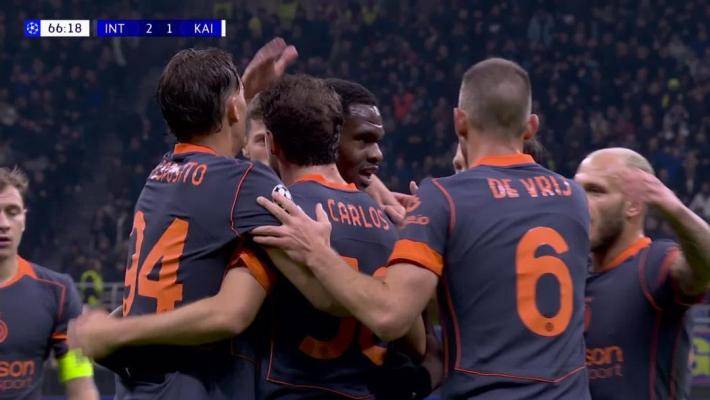 國米再次領先！奧古斯托遠射貼地斬破門