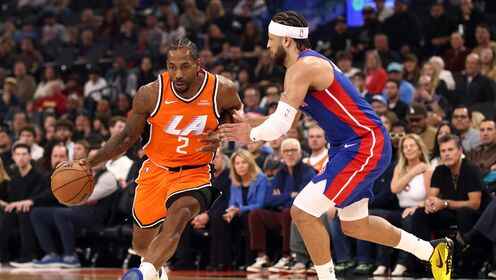 ??小卡生涯新高55分快船力克活塞四連勝 哈登28+7 康寧漢姆27+9