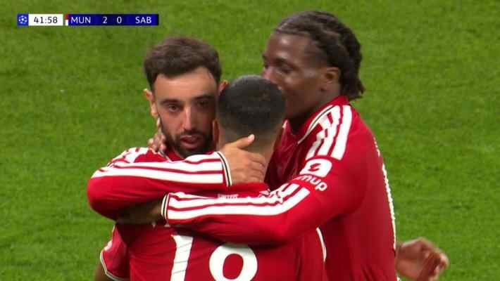 [进球-爱奇艺] 曼联2-0！红魔配合水银泻地 蒂莱曼斯助攻B费破门