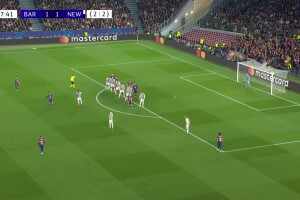 巴薩再次領先！馬丁頭球擺渡，貝爾納爾中路推射破門