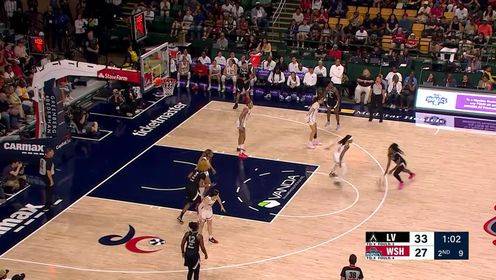 07月11日WNBA常规赛 拉斯维加斯王牌  68 - 70  华盛顿神秘人 全场集锦