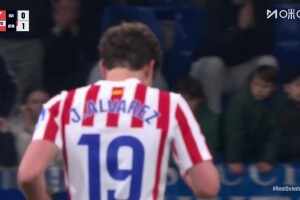 [进球视频] 一脚定乾坤！阿尔瓦雷斯补射破门上演绝杀！