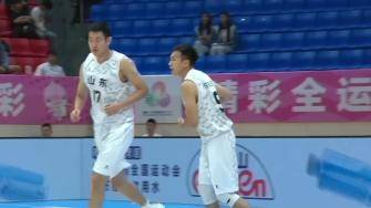 11月08日全運男籃小組賽 山東全運男籃  86 - 66  江蘇全運男籃 全場集錦