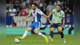 西甲-洛薩諾登場三分鐘兩黃被罰下 十人西班牙人0-0萊萬特