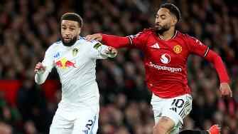 爭議！十人曼聯(lián)1-2利茲聯(lián) 利桑德羅拉拽勒溫頭發(fā)染紅卡塞米羅建功