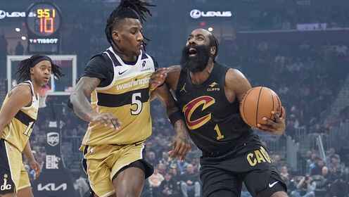 ??騎士25分大勝奇才 哈登一球13分 梅里爾三分10中9 米切爾30分