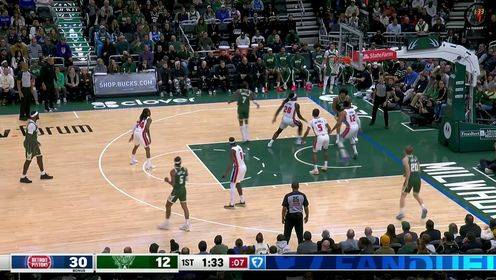 快船居然不要他？！小凯文波特vs活塞轰下26+7助集锦