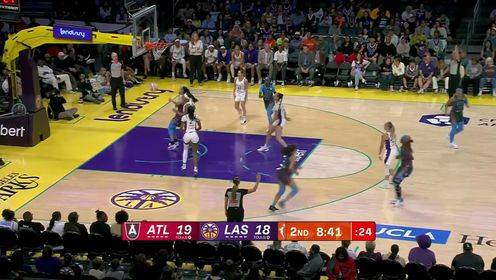 WNBA常规赛 亚特兰大梦想  88 - 82  洛杉矶火花 全场集锦
