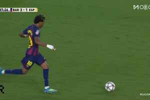 釋放壓力！德米特洛維奇出擊解圍失誤，亞馬爾搶斷后推射空門