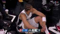  圣安東尼奧馬刺_NBA西決G4：雷霆82-103馬刺_布萊恩特遭教練訓斥落淚文班亞馬暖心上前安慰