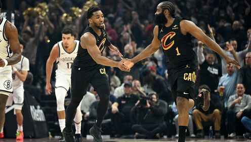 ??騎士7人上雙輕取籃網迎6連勝 哈登16+9 米切爾17+5