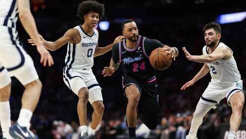🏀热火8人上双擒灰熊取3连胜 维金斯28+7 小皮蓬&加德纳被驱逐