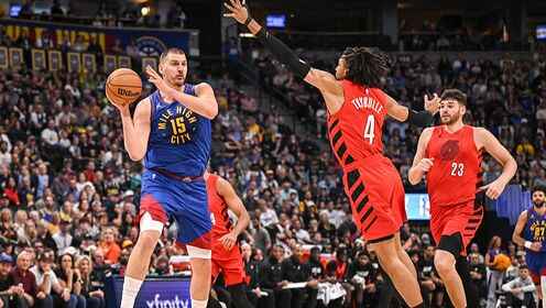 ??掘金擊退開拓者 約基奇22+14+14 穆雷22+7 克林根18+13