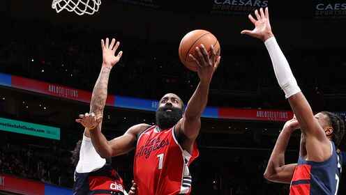 ??快船險勝奇才取6連勝 哈登36+7+9 祖巴茨14+12 薩爾28+6