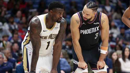 ??太陽灼傷鵜鶘 布克30+9 馬威24+13 錫安20+8+6 普爾三分11中2