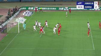 反超！阿奇姆彭身前無人頭球輕松破門，河南3-2蓉城